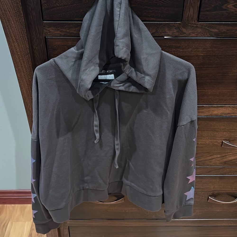 Ivory Ella's Gray Hooded Sweatshirt Size medium